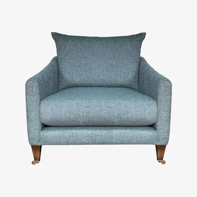 Barker and Stonehouse Drew Pritchard Harling Armchair, Neutral Fabric | Barker & Stonehouse