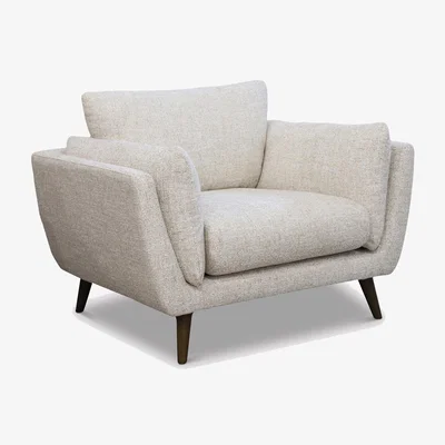 Barker and Stonehouse Malmo Armchair, White Fabric | Barker & Stonehouse