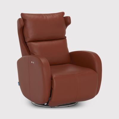 Barker and Stonehouse Ibiza Electric Recliner, Brown Fabric | Barker & Stonehouse