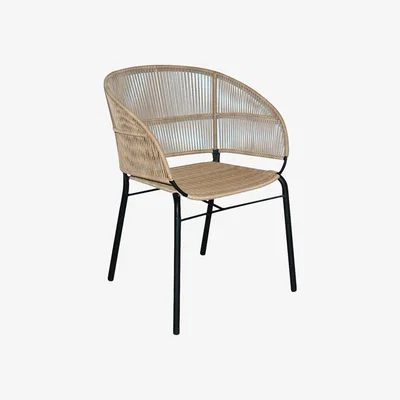 Barker and Stonehouse Lanika Garden Dining Armchair, Neutral | Barker & Stonehouse
