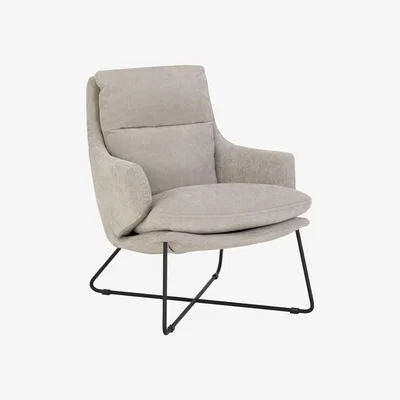 Barker and Stonehouse Riley Armchair, Neutral Fabric | Barker & Stonehouse