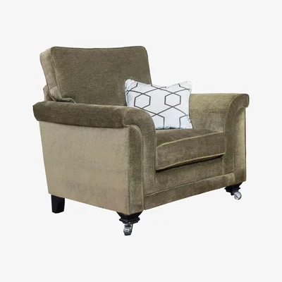 Barker and Stonehouse Kentwell Standard Chair, Green Fabric | Barker & Stonehouse