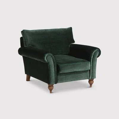 Barker and Stonehouse Cole Armchair, Green | Barker & Stonehouse
