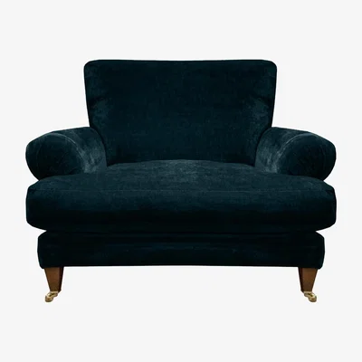 Barker and Stonehouse Durant Standard Armchair, Teal Fabric | Barker & Stonehouse