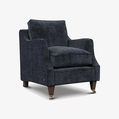 Barker and Stonehouse English Heritage Quarry Standard Armchair, Black Fabric | Barker & Stonehouse