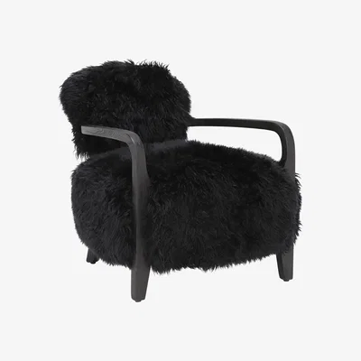 Barker and Stonehouse Timothy Oulton Cabana Yeti Armchair, Black | Barker & Stonehouse
