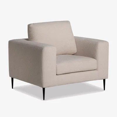 Barker and Stonehouse Sienna Armchair, Neutral Fabric | Barker & Stonehouse