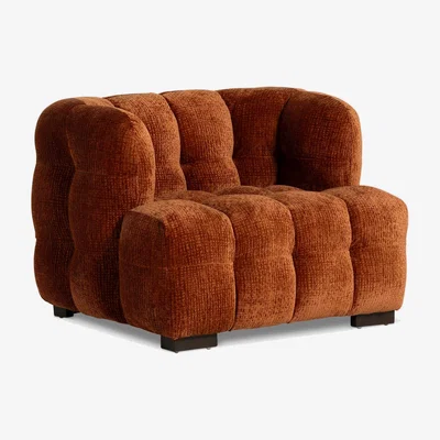 Barker and Stonehouse Lenor Boucle Occasional Armchair, Orange | Barker & Stonehouse