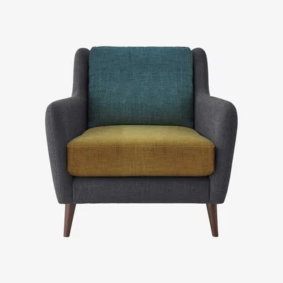Barker and Stonehouse Orla Kiely Fern Armchair, Neutral Fabric | Barker & Stonehouse