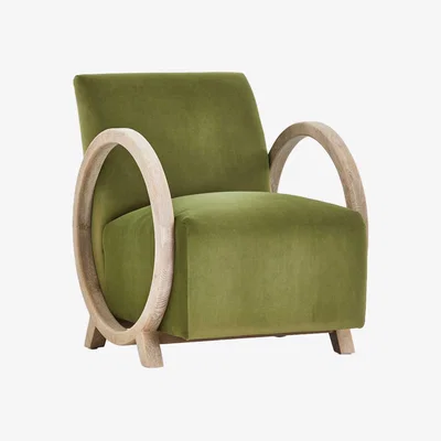 Barker and Stonehouse Kerris Armchair, Green Oak | Barker & Stonehouse