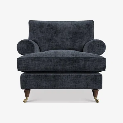 Barker and Stonehouse English Heritage Finch Accent Armchair, Blue Fabric | Barker & Stonehouse