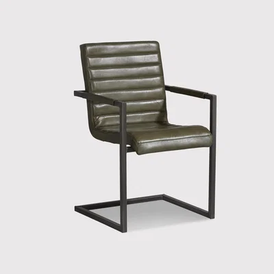 Barker and Stonehouse Pure Furniture Brutus Armchair, Green | Barker & Stonehouse