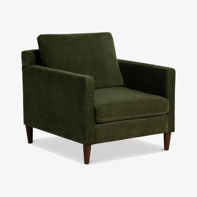 Barker and Stonehouse Kaplan Armchair, Green | Barker & Stonehouse