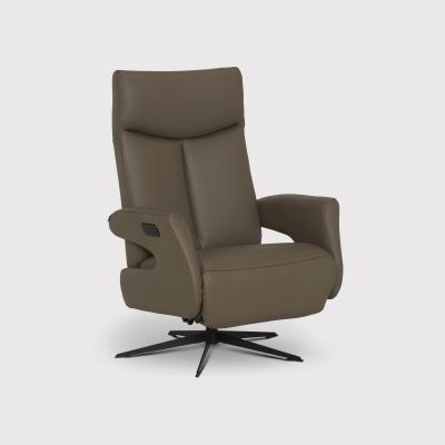 Barker and Stonehouse Sander Dual Motor Electric Reclining Recliner Chair, Brown | Barker & Stonehouse