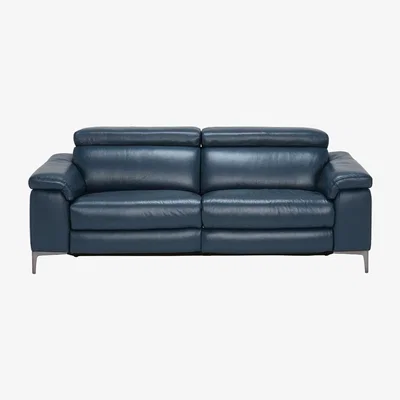 Barker and Stonehouse Paolo Leather 2 Seater Recliner Sofa - Barker &amp; Stonehouse