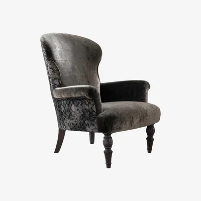 Barker and Stonehouse Greta Armchair, Grey Fabric | Barker & Stonehouse