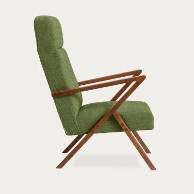 Bombinate.com Moss Green Retrostar Lounge Chair Facility Line