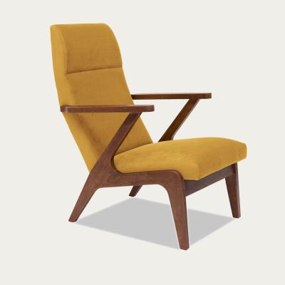 Bombinate.com Amber Apollo Lounge Chair Premium Velvet Line