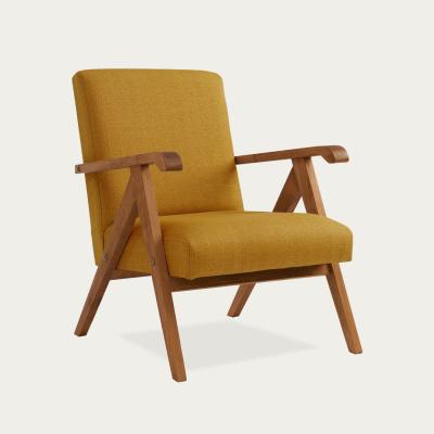 Bombinate.com Honey Mustard Monklet Armchair - Beech