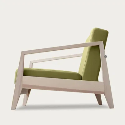 Bombinate.com Olive Wood Comfy Armchair