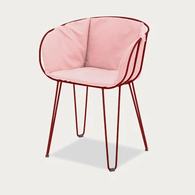 Bombinate.com Red Wine Olivo Upholstered Armchair