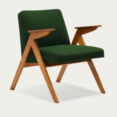 Bombinate.com Forest Green Junco Armchair - Beech