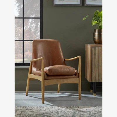 Cox and Cox Halden Armchair - Leather