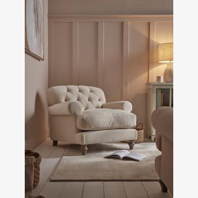 Cox and Cox Bern Armchair – Juniper Velvet