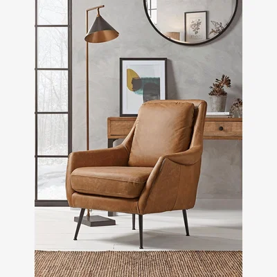 Cox and Cox Greenwich Armchair - Leather