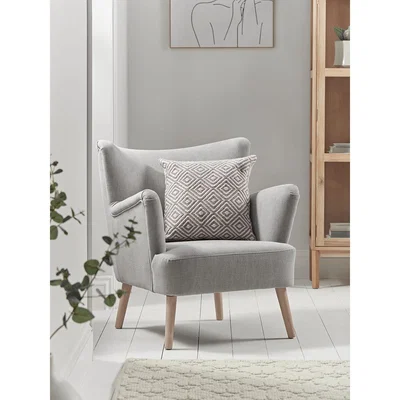 Cox and Cox Mads Armchair - Soft Grey