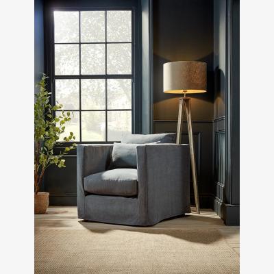 Cox and Cox Colmar Armchair – Barley Cotton Stripe