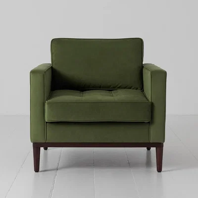 Cuckooland Swyft Armchair in a Box Model 02 Velvet Armchair - Teal