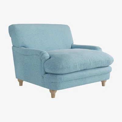 Cuckooland LPD Plumpton Chair Duck Egg Blue Weave