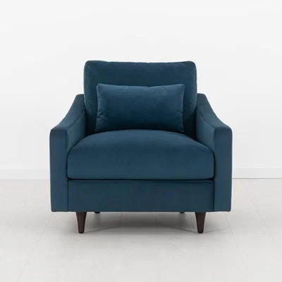 Cuckooland Swyft Armchair in a Box Model 07 Velvet Armchair - Teal