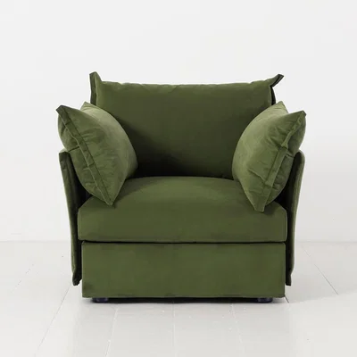 Cuckooland Swyft Armchair in a Box Model 06 Velvet Armchair -