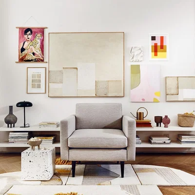 Cuckooland Swyft Armchair in a Box Model 01 Linen Armchair - Shadow