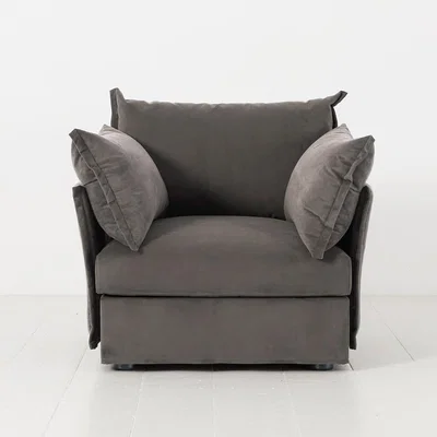 Cuckooland Swyft Armchair in a Box Model 06 Velvet Armchair -