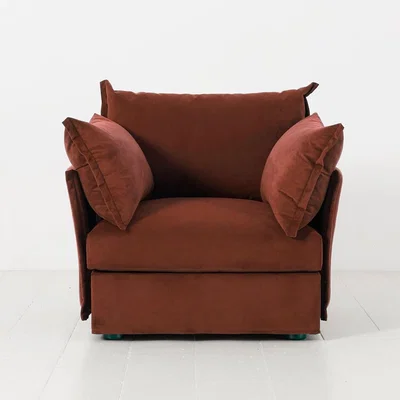 Cuckooland Swyft Armchair in a Box Model 06 Velvet Armchair -
