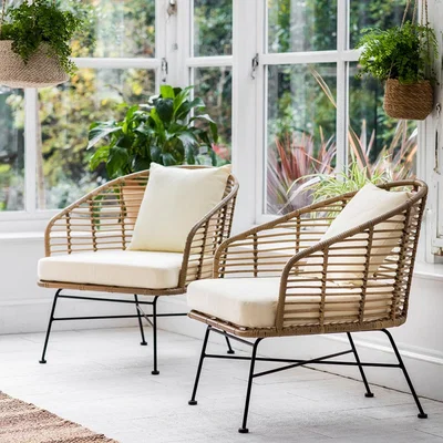 Cuckooland Garden Trading Pair of Hampstead Armchairs