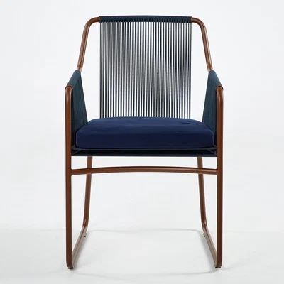 The Conran Shop Harp 359 Armchair Rust & Blue