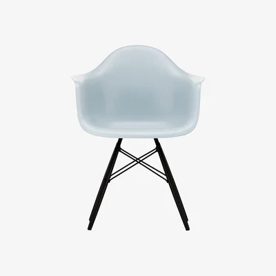 The Conran Shop DAW Plastic Armchair Ice Grey & Black Maple