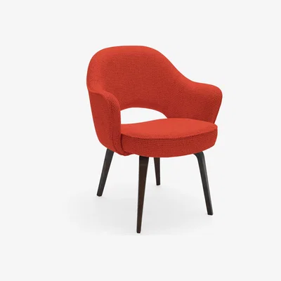 The Conran Shop Saarinen Conference Armchair Walnut & Cato Fabric