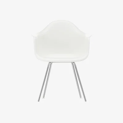The Conran Shop DAX Plastic Armchair White & Chrome