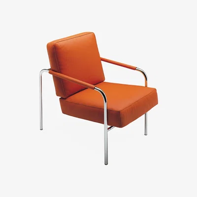 The Conran Shop Susanna Armchair Dark Orange Leather