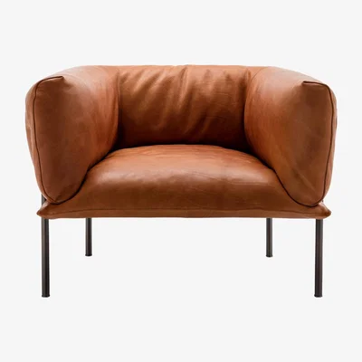 The Conran Shop Rondo Armchair Tan Leather