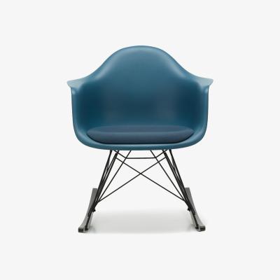 The Conran Shop RAR Plastic Armchair in Sea Blue, Dark Grey & Dark Maple