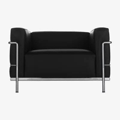 The Conran Shop LC3 Armchair Chrome & Black