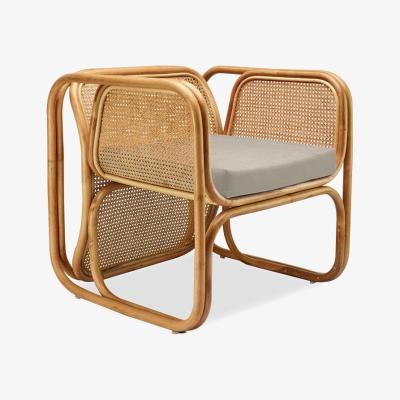 Cult Furniture Kupu Kupu Rattan Armchair, Khaki Green