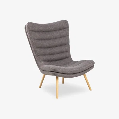 Cult Furniture £50  Off  Grafton Lounge Chair, Light Grey