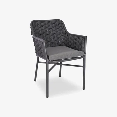 Cult Furniture Sidney Armchair, Grey Textilene Weave